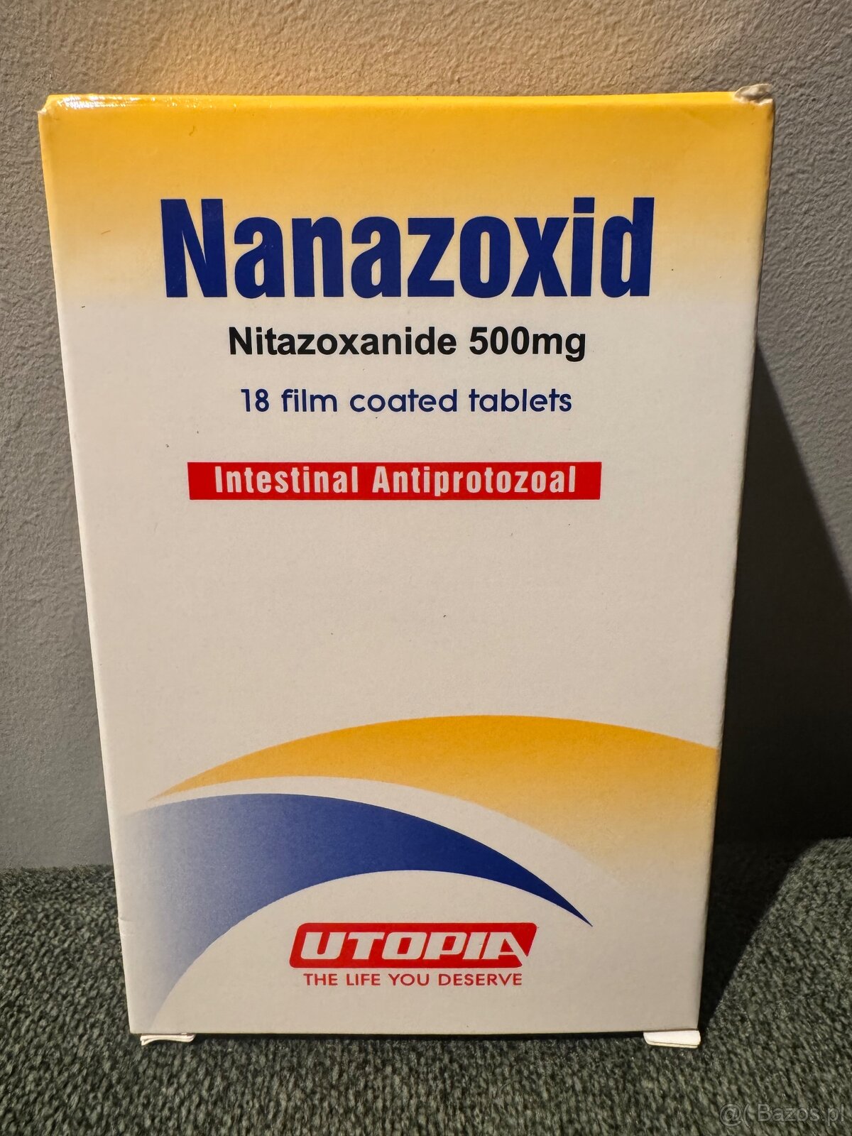 Alinia nizonide nitazoxanide 500