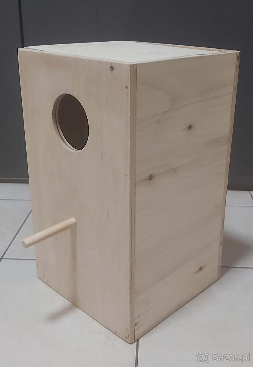 budka dla papug średnich