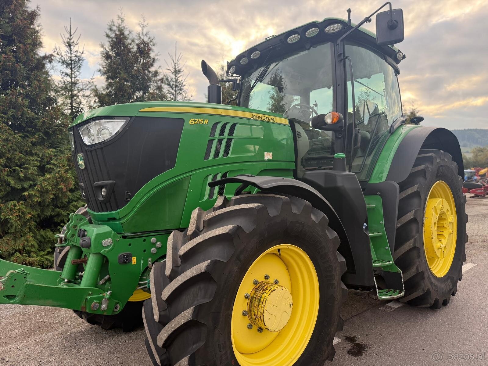 Ciągnik rolniczy John Deere 6215 7600mth rok 2017 GPS opony