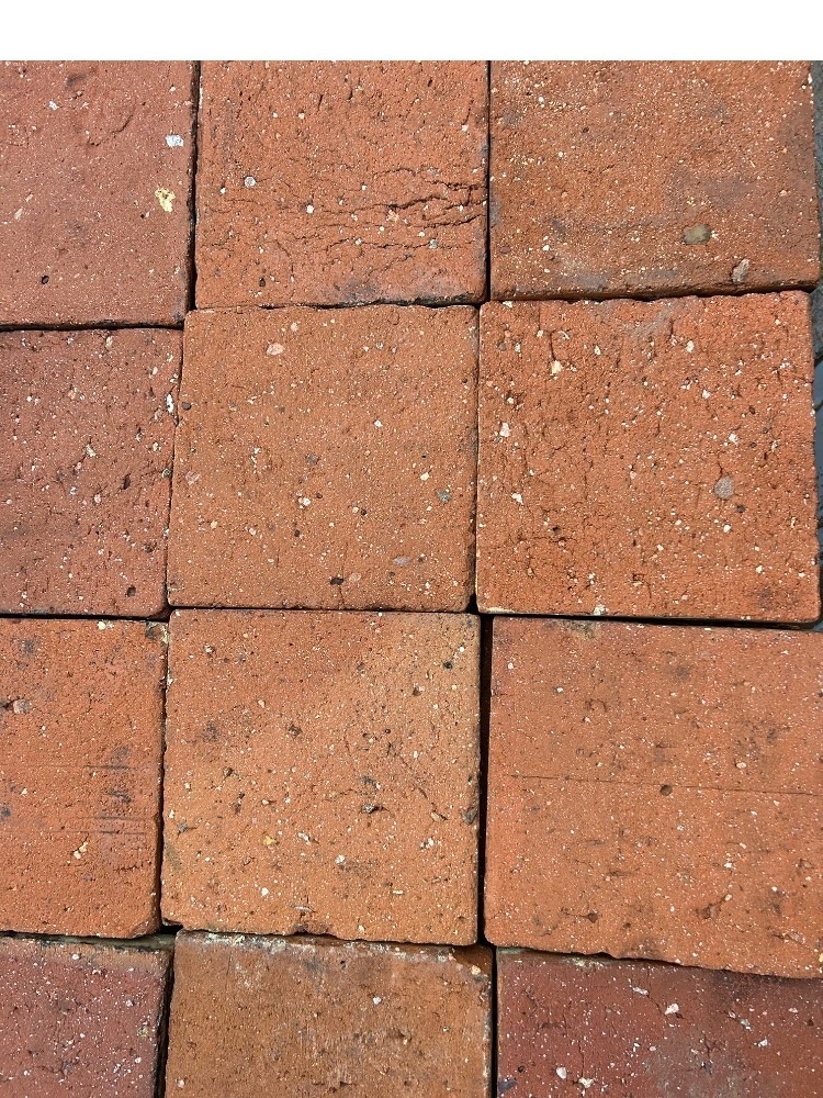 Antique terracotta floor tiles