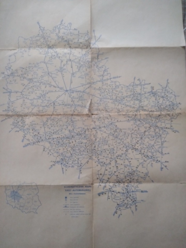 SCHEMATYCZNA MAPA SIECI AUTOBUSOWEJ WOJ. POZNAŃSKI