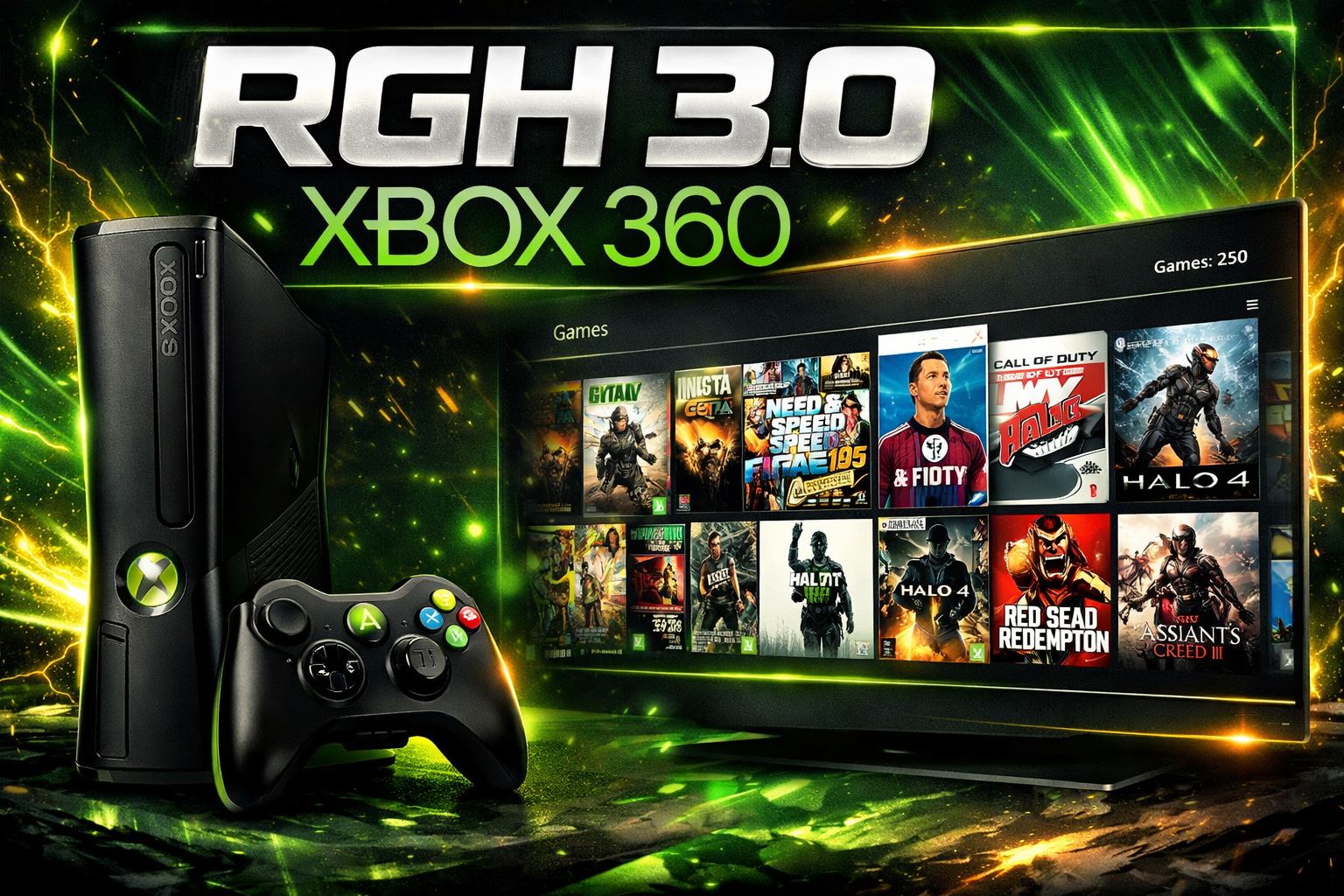 Xbox 360 RGH 3.0 – przeróbka konsoli