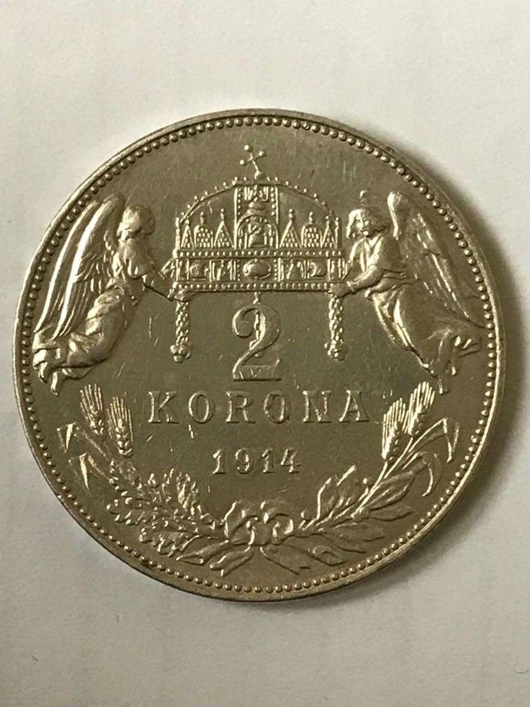 2 korony/korona 1914 KB piękna