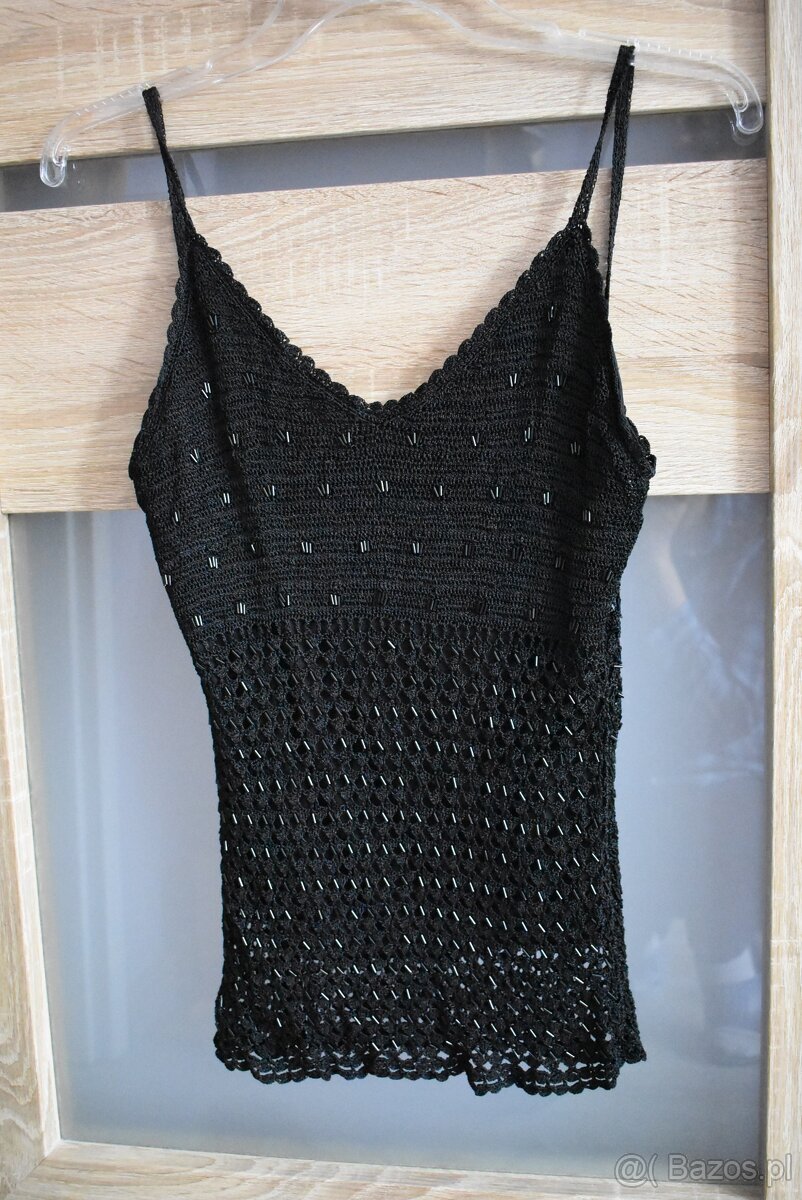 Czarny top