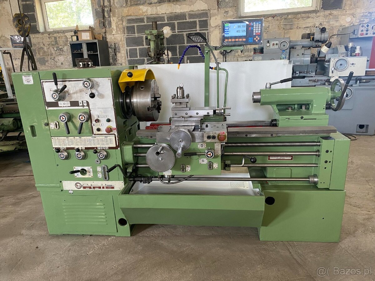 Tokarka SN402 po remoncie z odczytami przelot 105mm