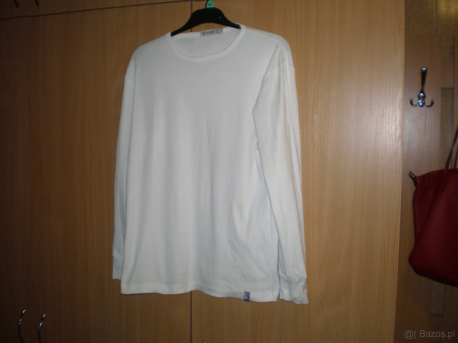 Sprzedam podkoszulkę męską, białą, z długim rękawem, używana