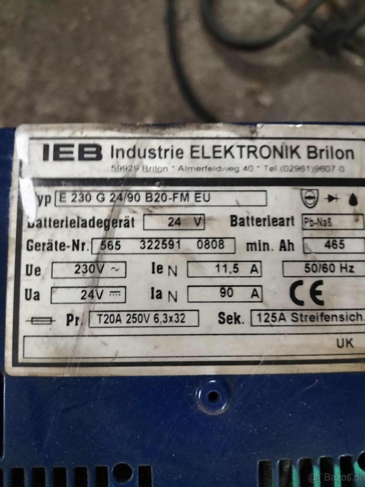 Prostownik Ładowarka 24V 90A.