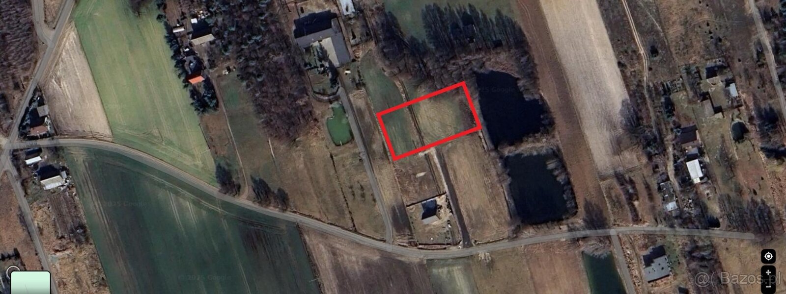 Działka budowlana o powierzchni 3261m2, Stobno