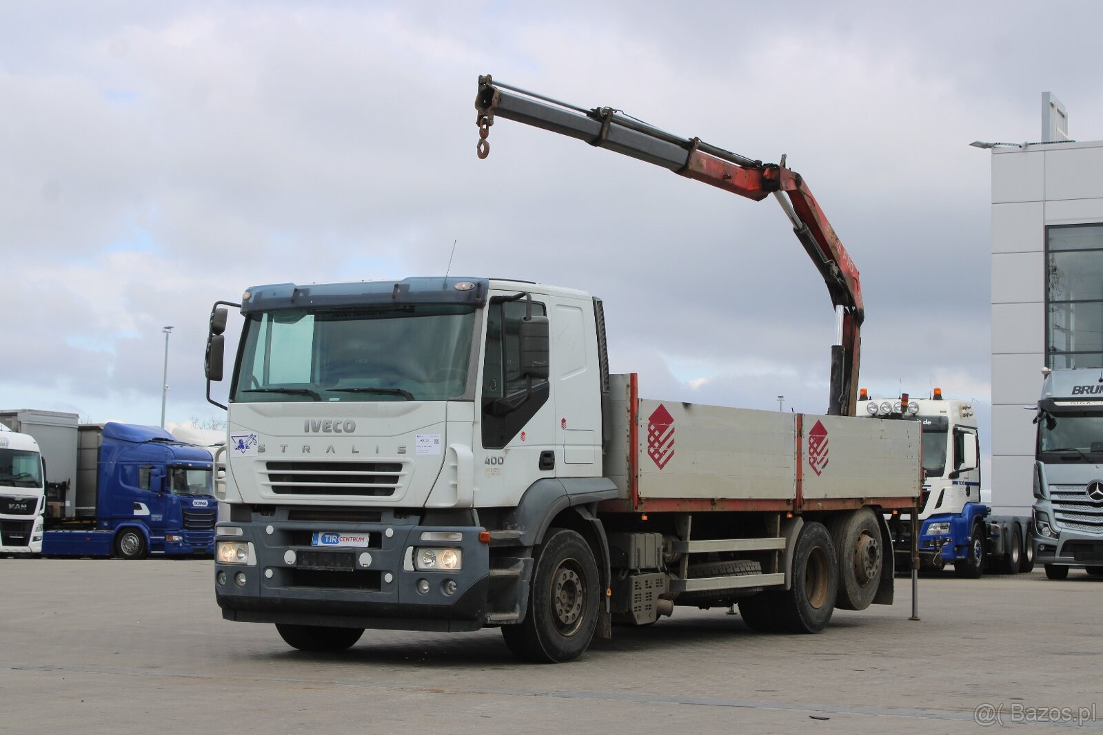 Iveco STRALIS 400, 6X2, EURO 3, WAGI HYDRAULICZNE FASSI F110