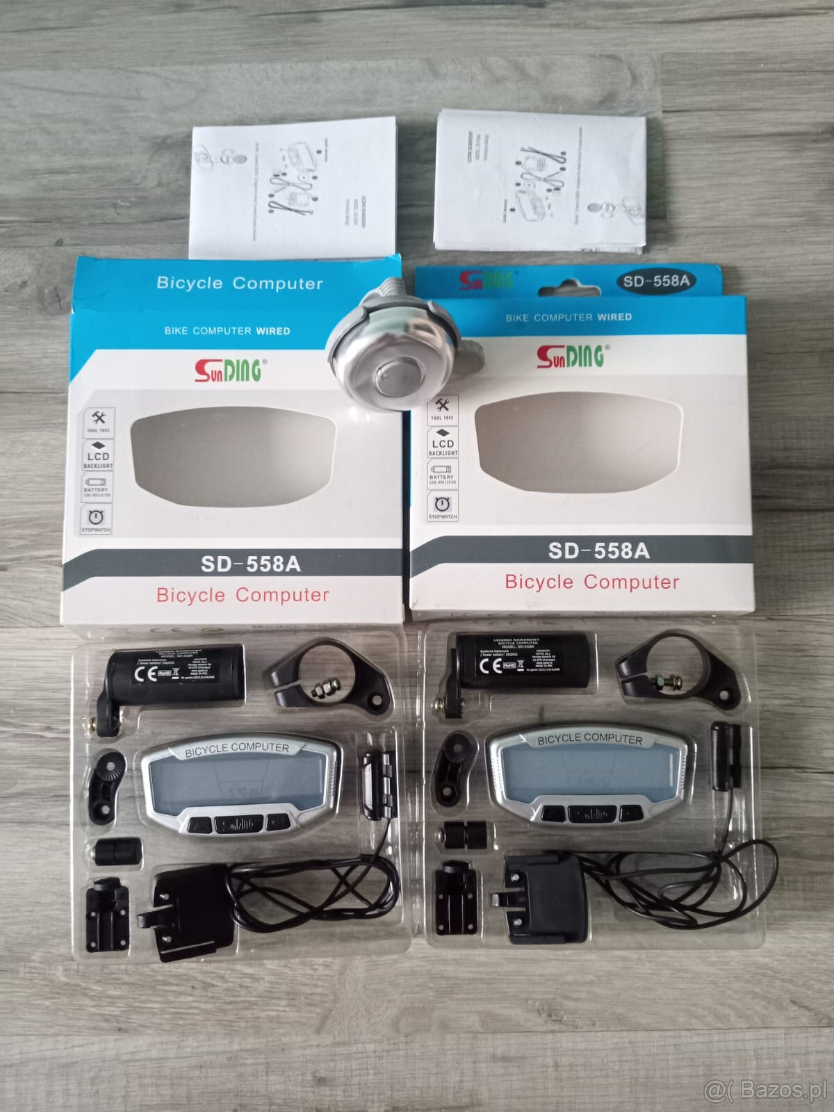 Licznik rowerowy Sunding LED 28 funkcji