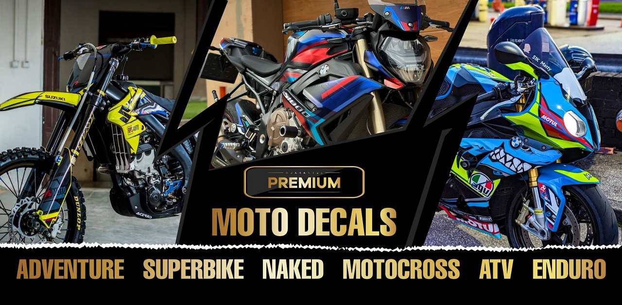 Naklejki motocyklowe Premium na wszystkie typy motocykli