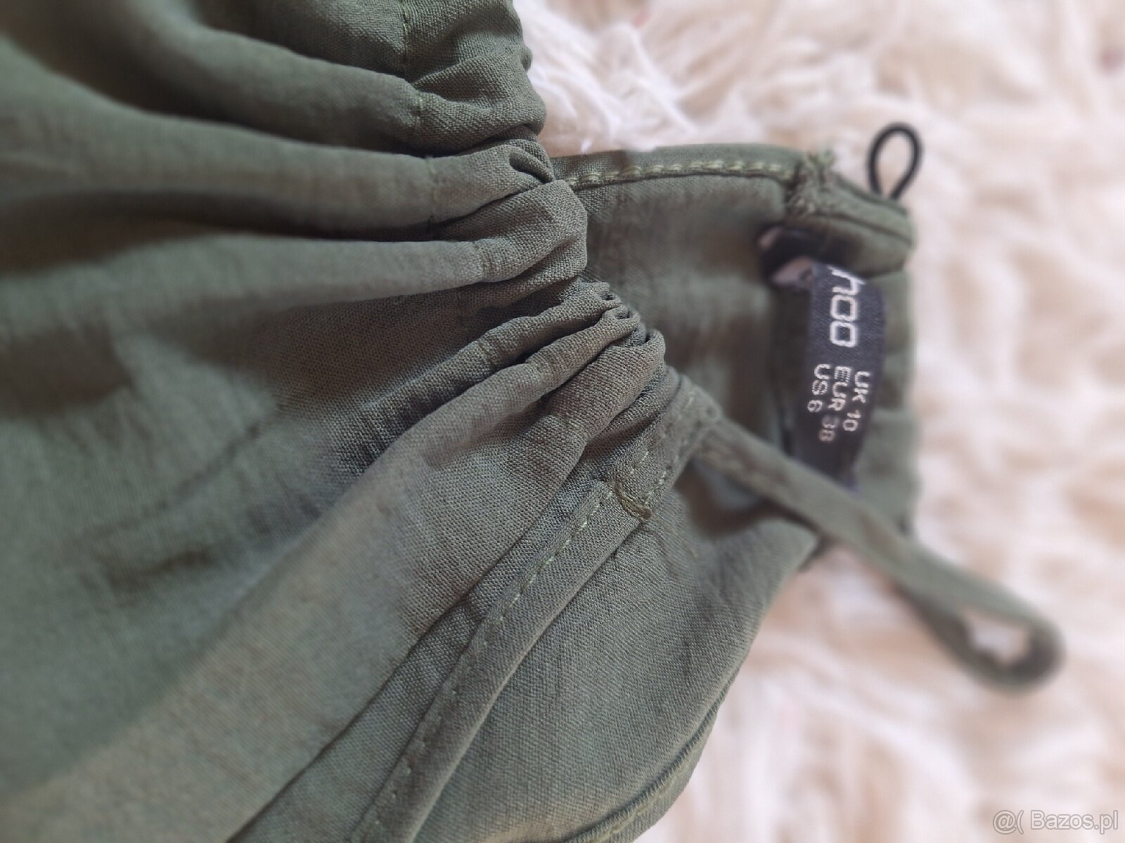 Krótki kombinezon khaki