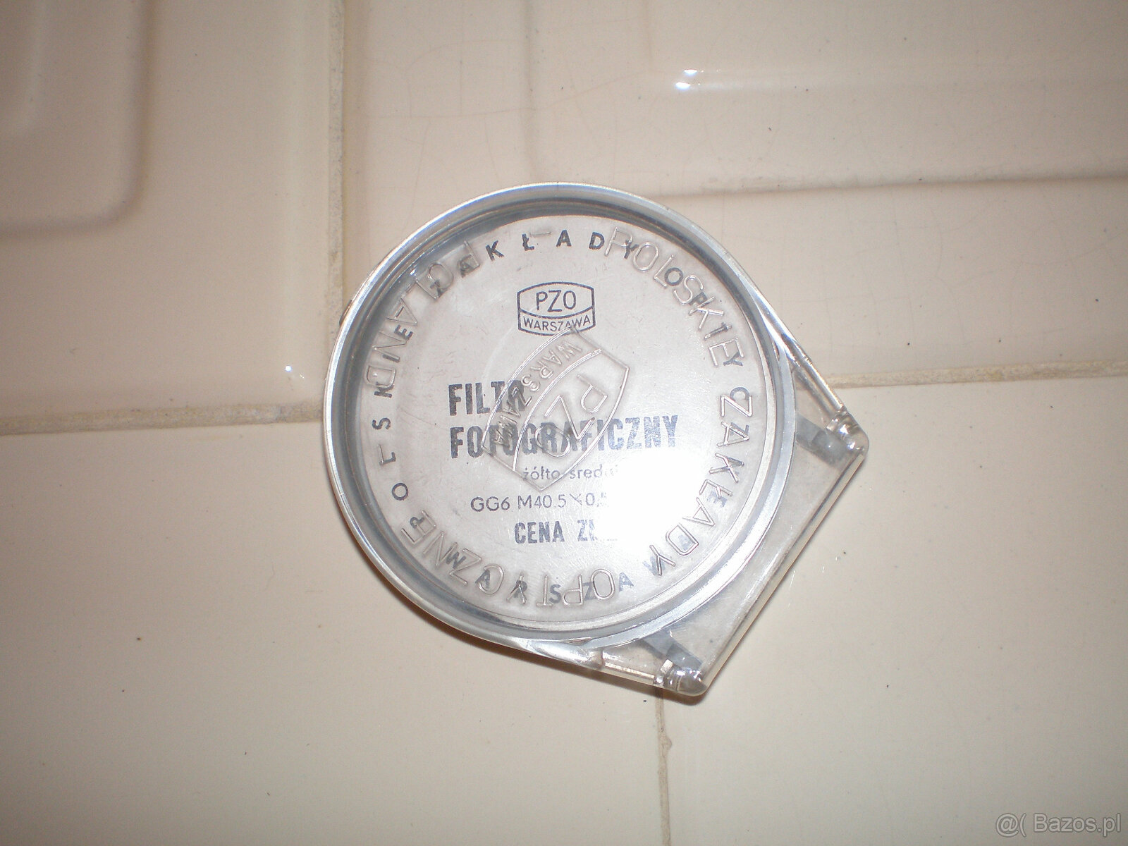 Sprzedam filtr fotograficzny żółto średni