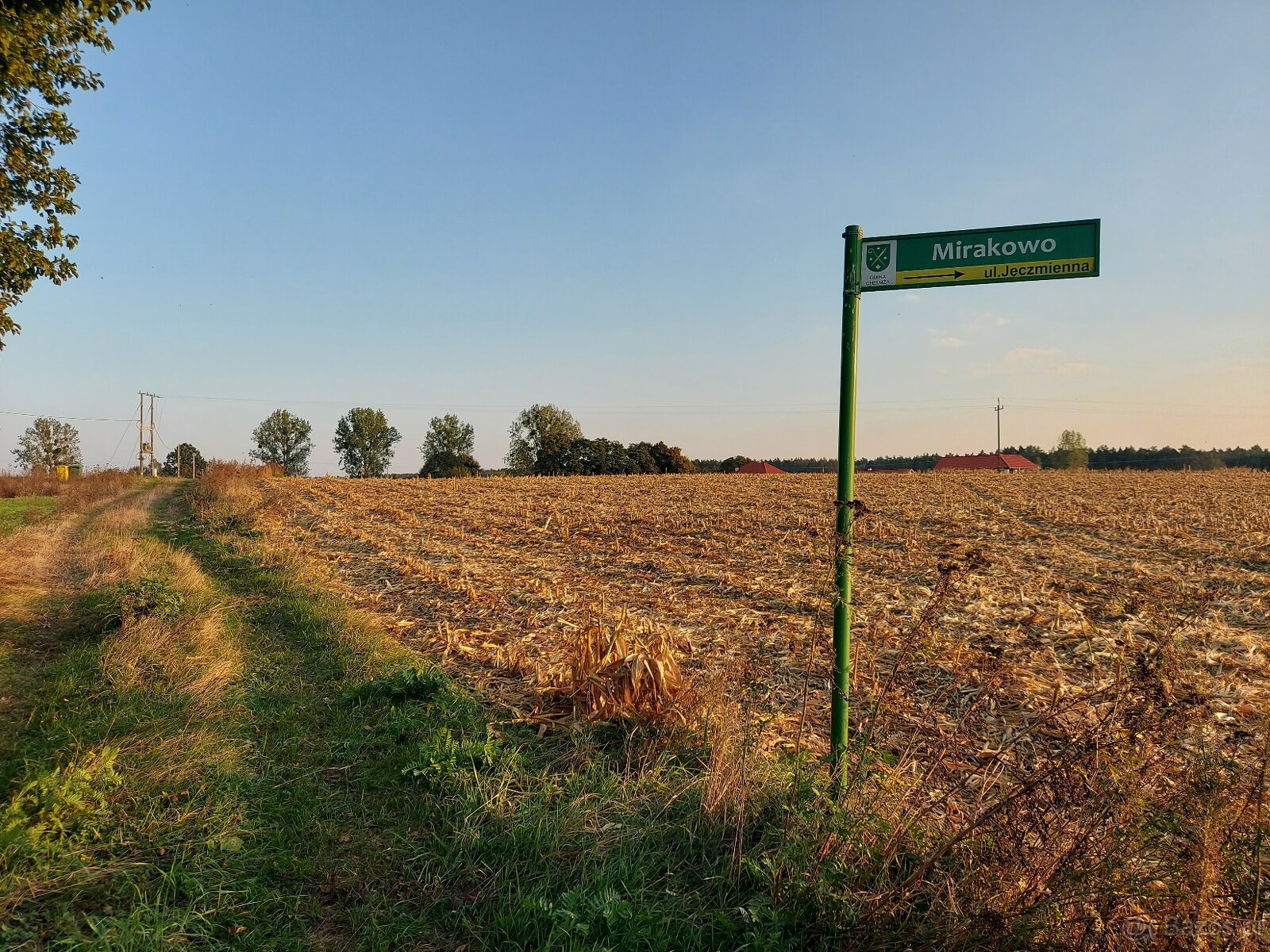 działka budowlana, 0,3299 ha, Mirakowo (gm. Chełmża)