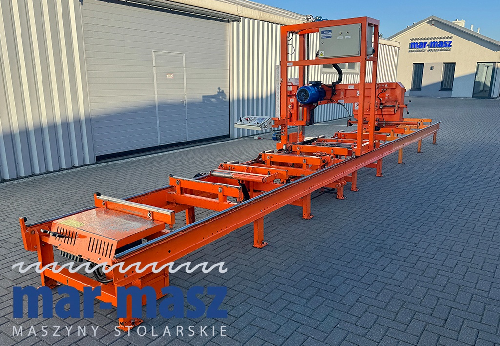 Trak pilarka taśmowa pozioma WIREX  typ CZ-1/ZM do kłód