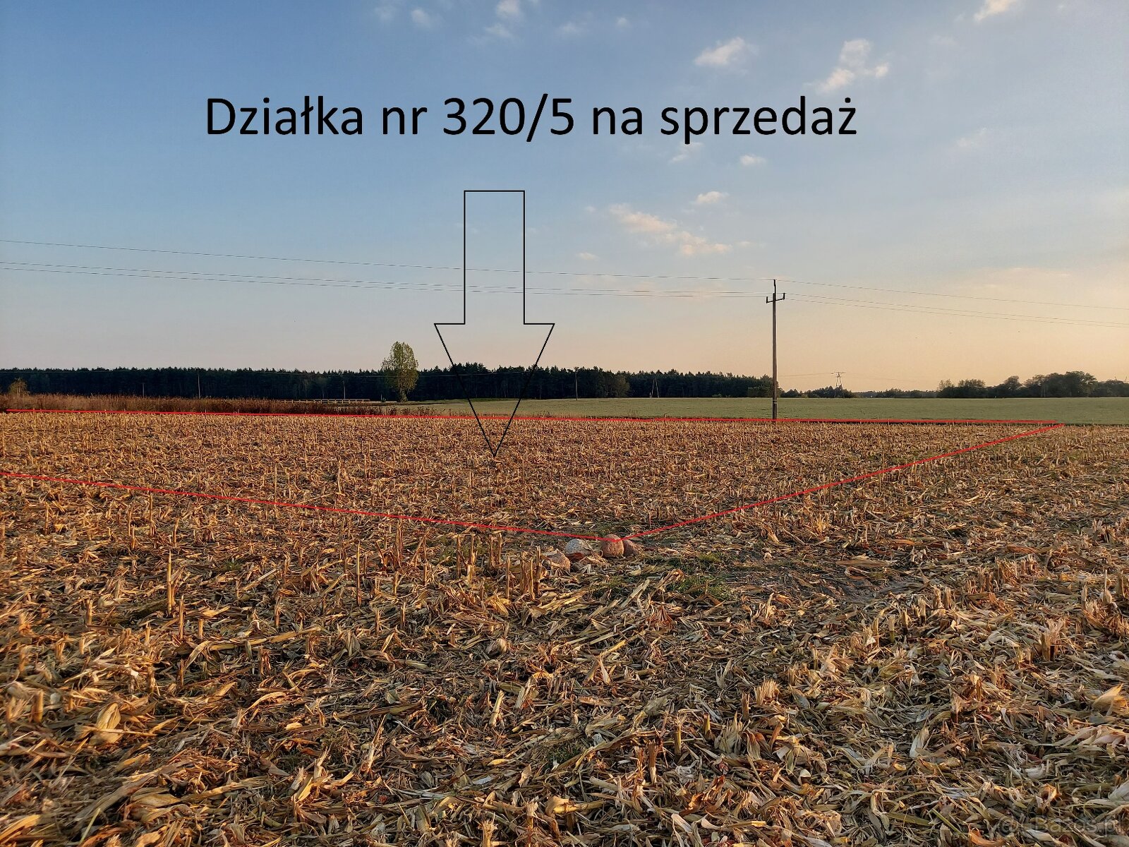 działka budowlana, 0,3300 ha, Mirakowo (gm. Chełmża)