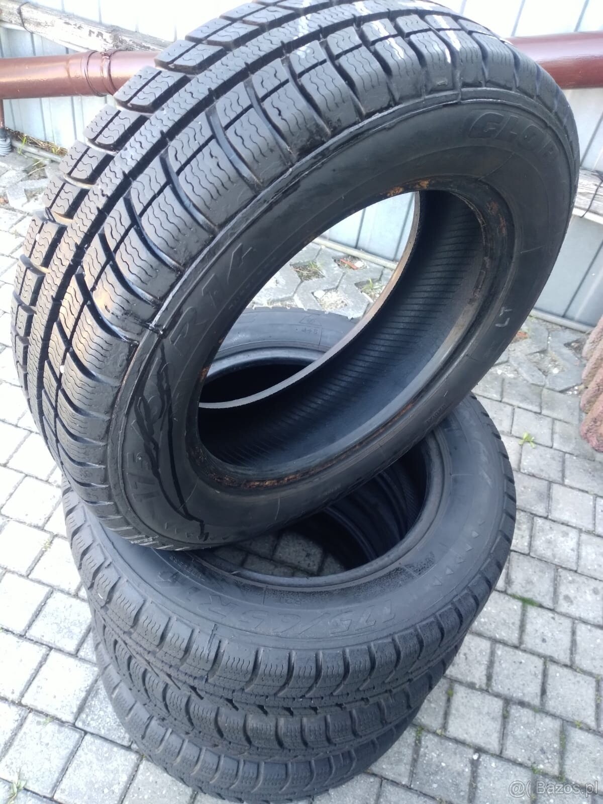 opony GLOB-GUM m+s 175/65/14 r całoroczne bieżnik ok 9 mm ni