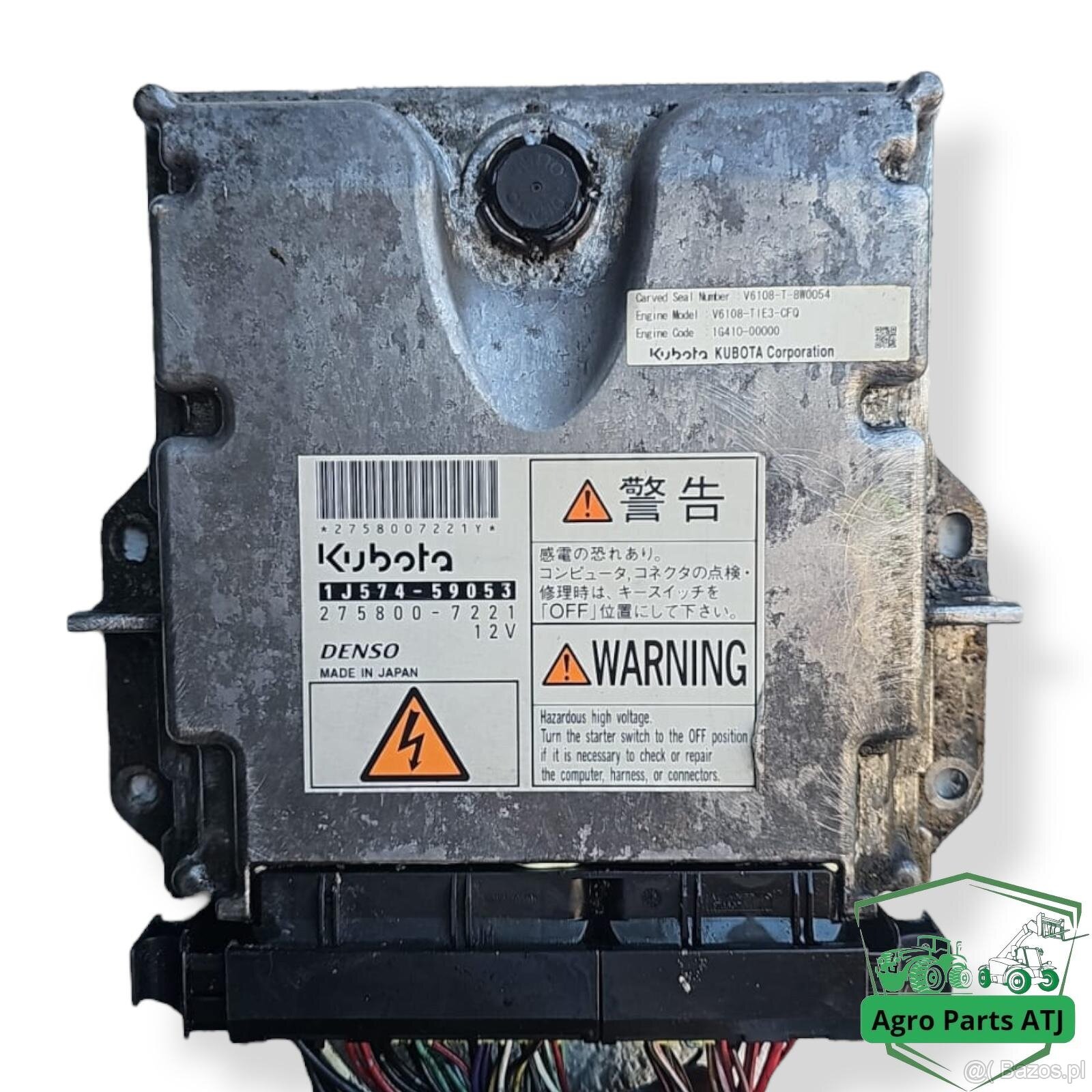 Moduł Komputer ECU Denso 275800-7221 Silnika KUBOTA V6108