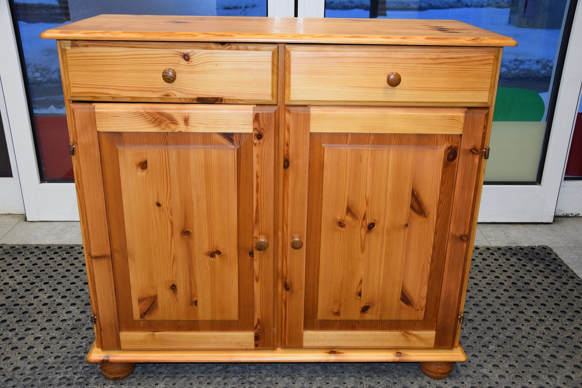 komoda z drewna sosnowego - jak nowa