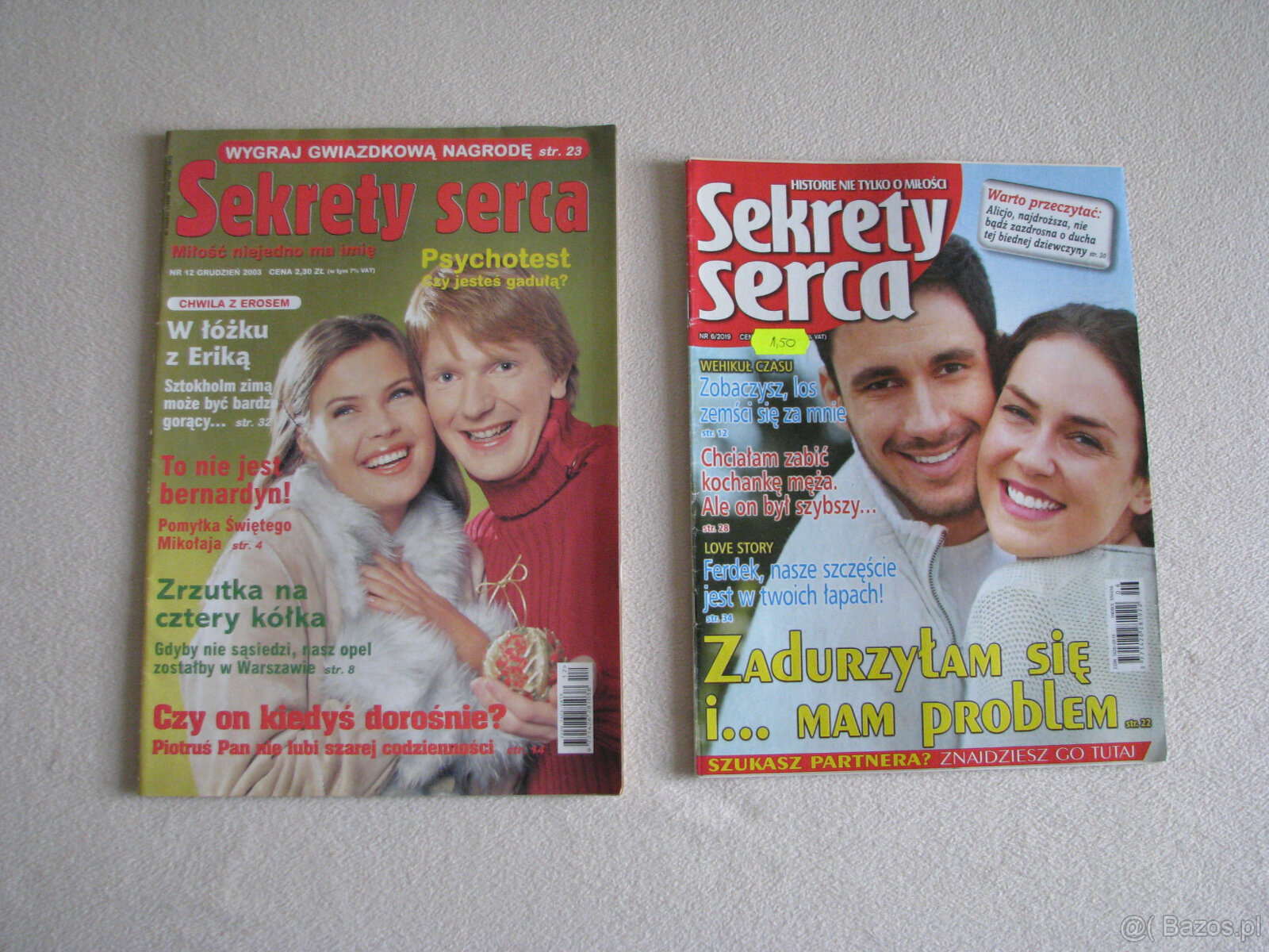 Magazyn Sekrety serca – nr 12.2003, nr 6.2019