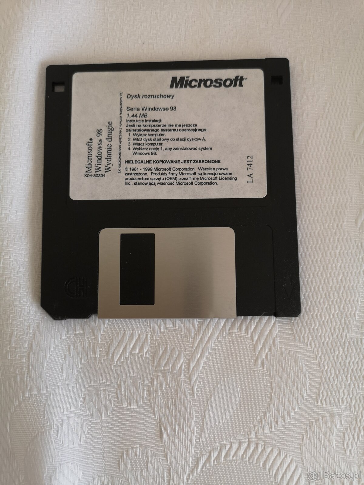 Dysk Rozruchowy - Windows -98