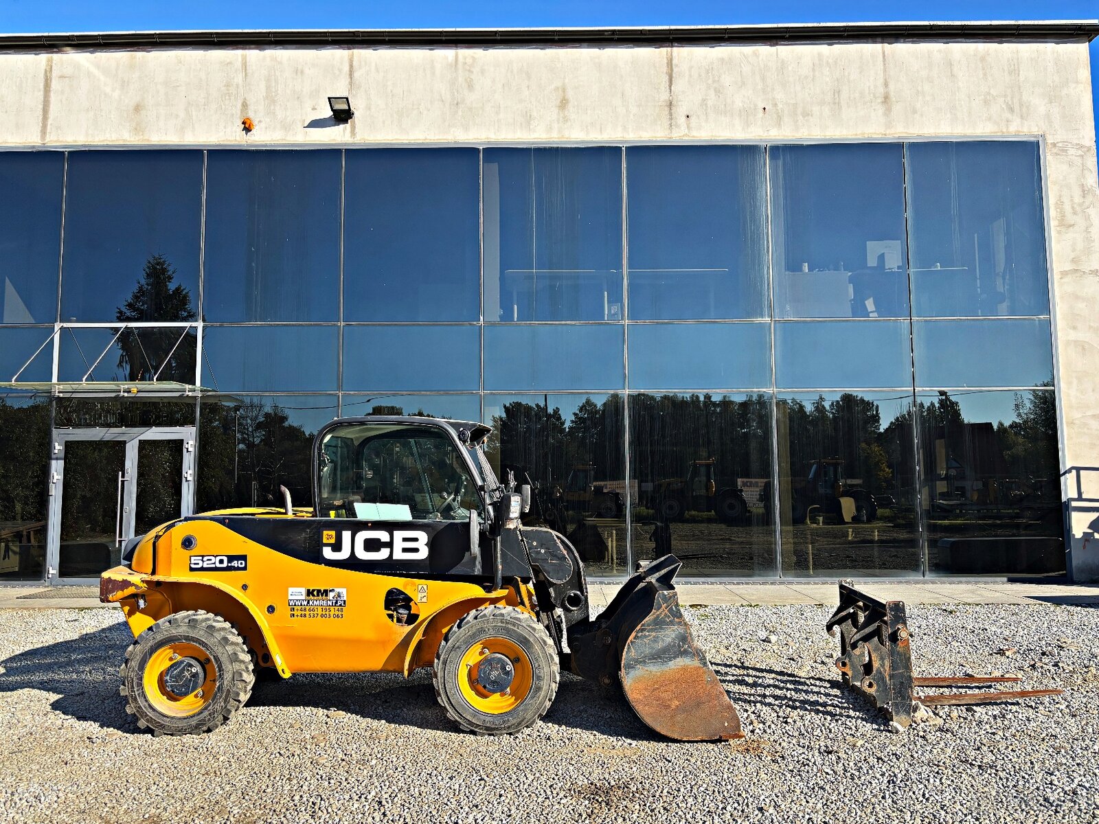 JCB 520-40 4WS ŁADOWARKA TELESKOPOWA 2019R 822 MTH | MANITOU