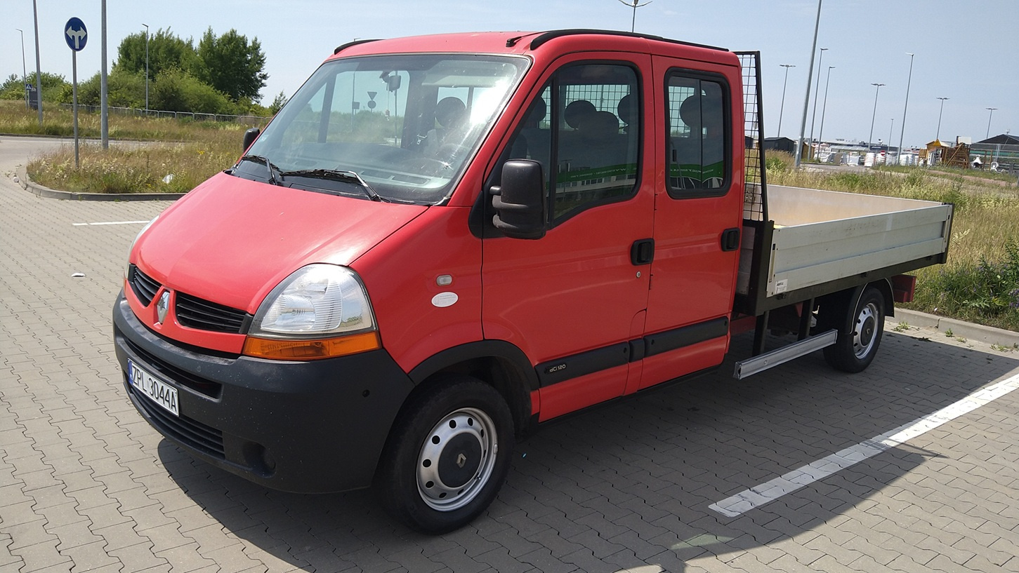 Renault Master 2008r 2.5 diesel skrzyniowy doka