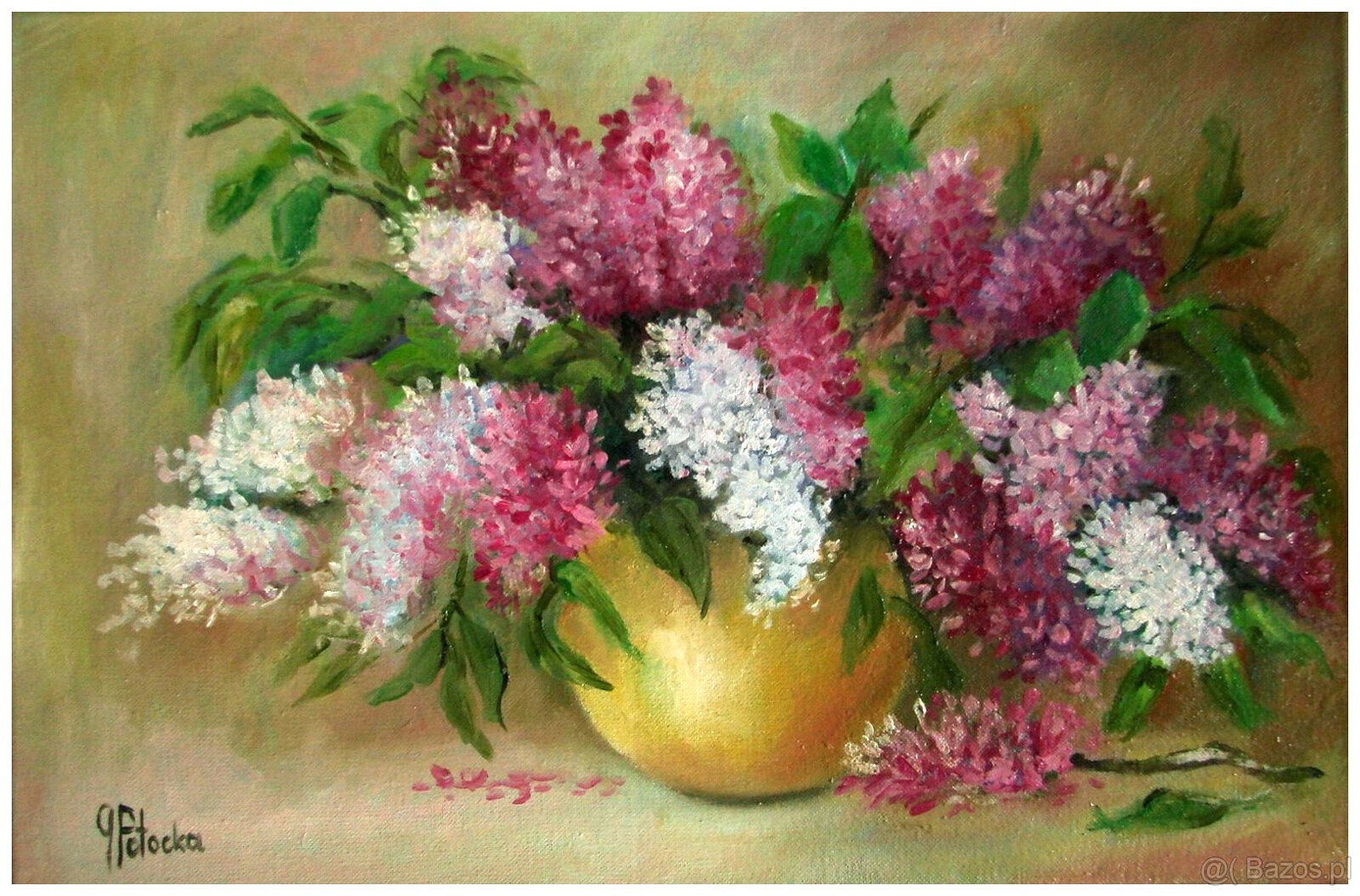Bzy obraz olejny 40cm - 60cm