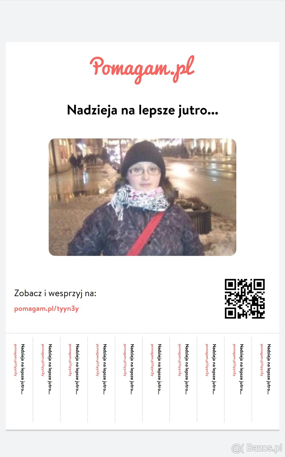 NADZIEJA NA LEPSZE JUTRO, PROSZĘ O POMOC