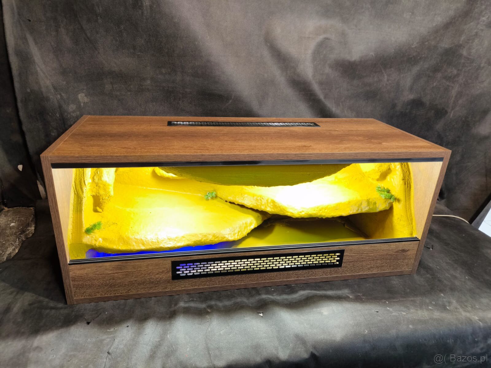 Terrarium meblowe wąż gekon agama