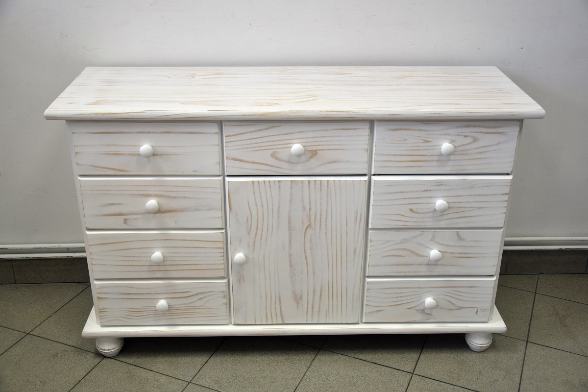 komoda z drewna sosnowego - jak nowa
