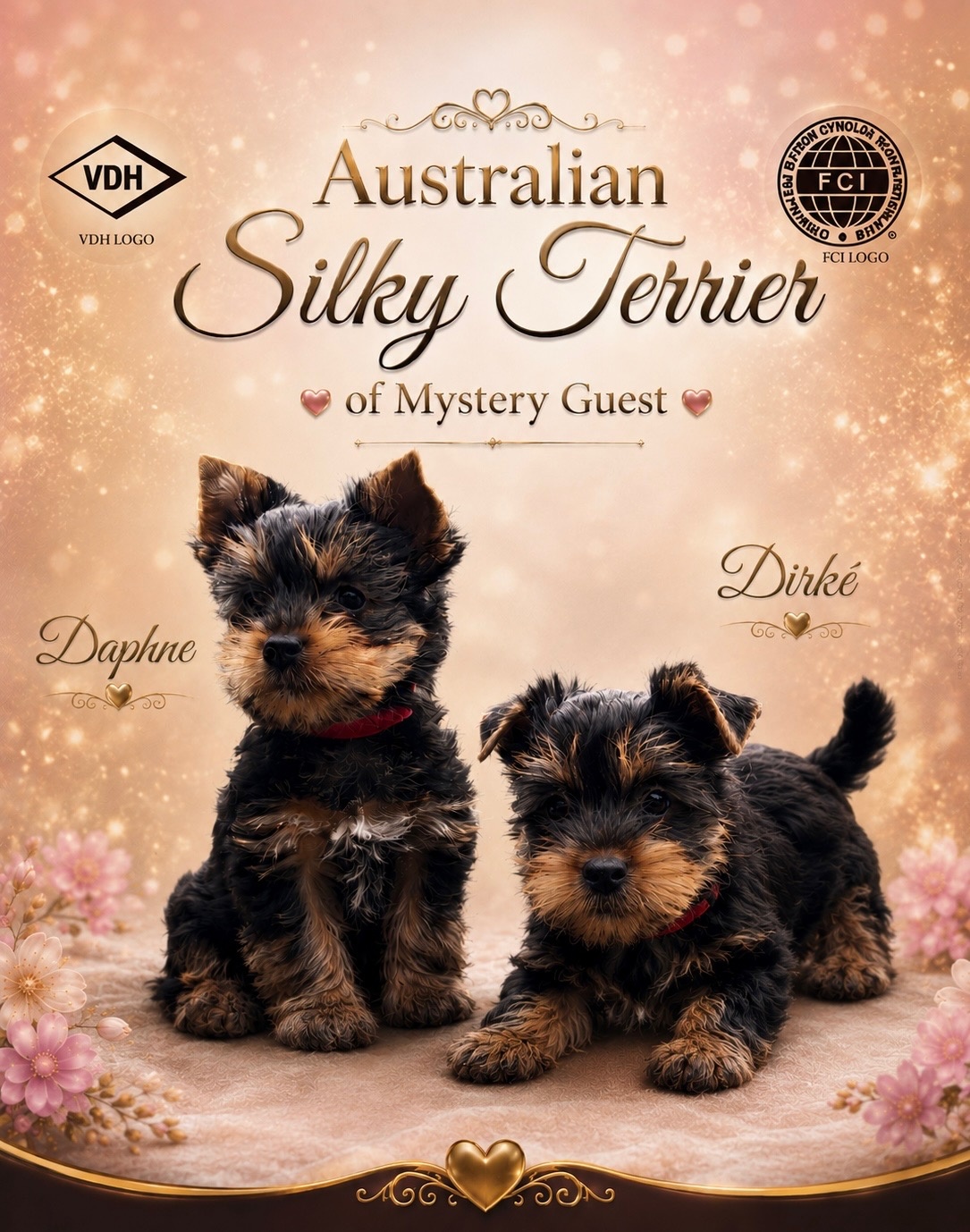 Dwie suczki – australijski silky terrier