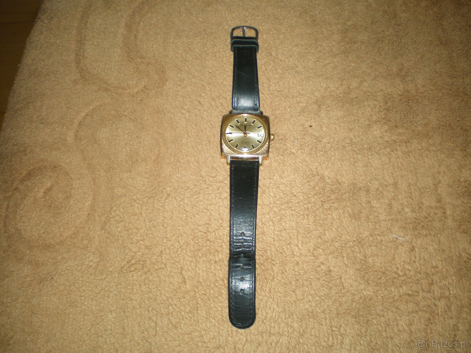 Sprzedam zegarek męski Glashutte w złotym kolorze. Używany.