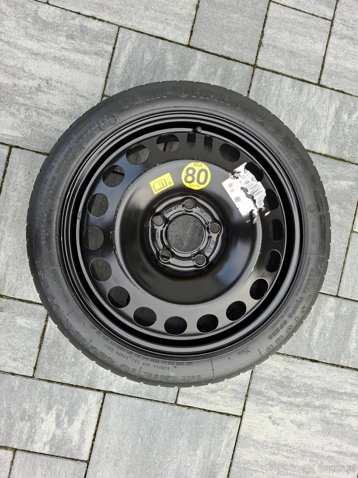 OPEL - Koło Dojazdowe 115/70/16" 4,00BTX16H2