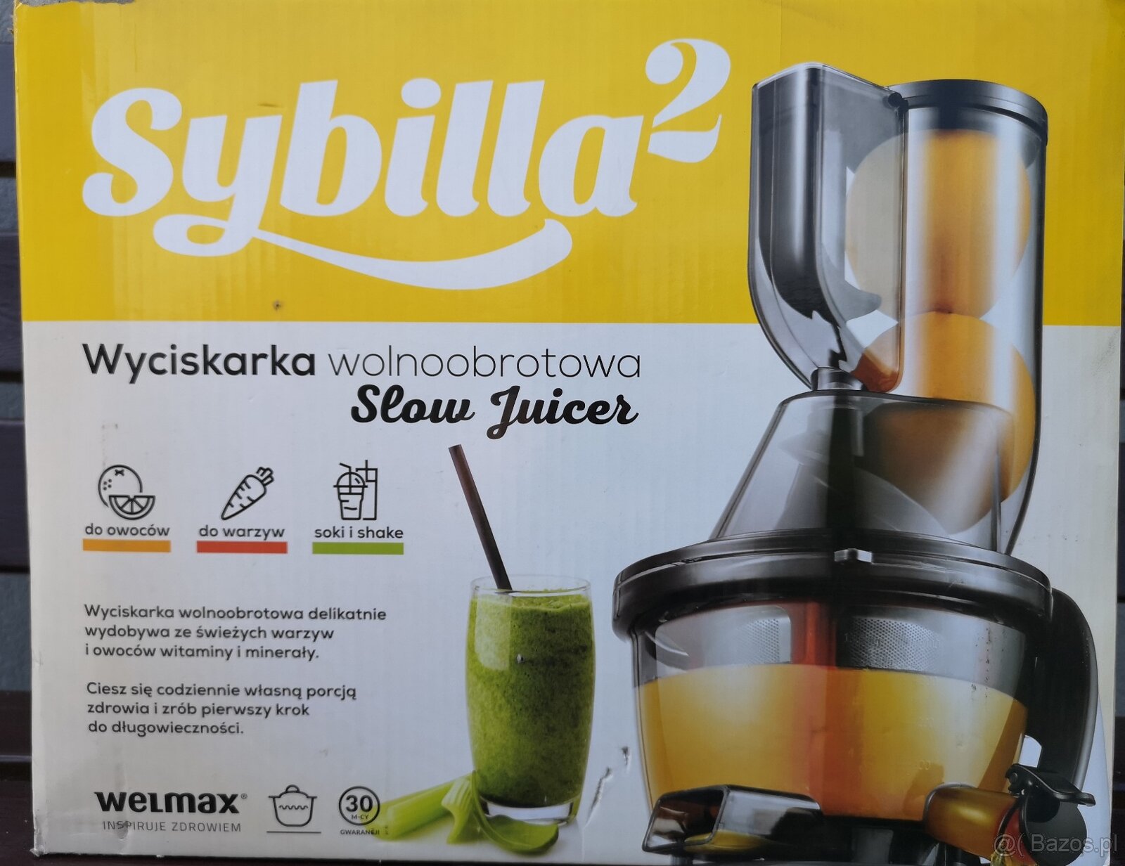 Wyciskarka wolnoobrotowa Sybilla 2- Nowa
