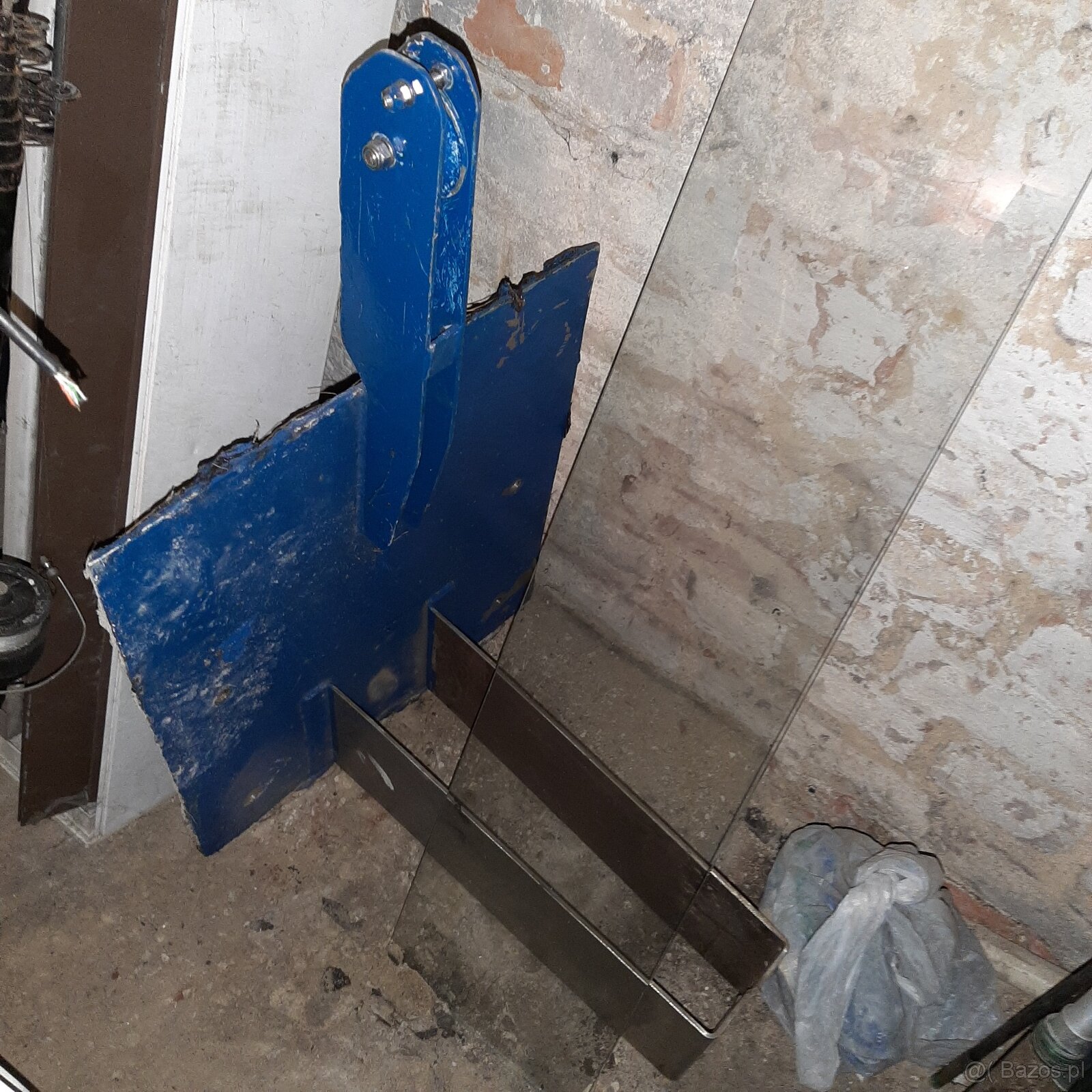 Podstawa wciagarki nierdzewna grub.5-6 mm