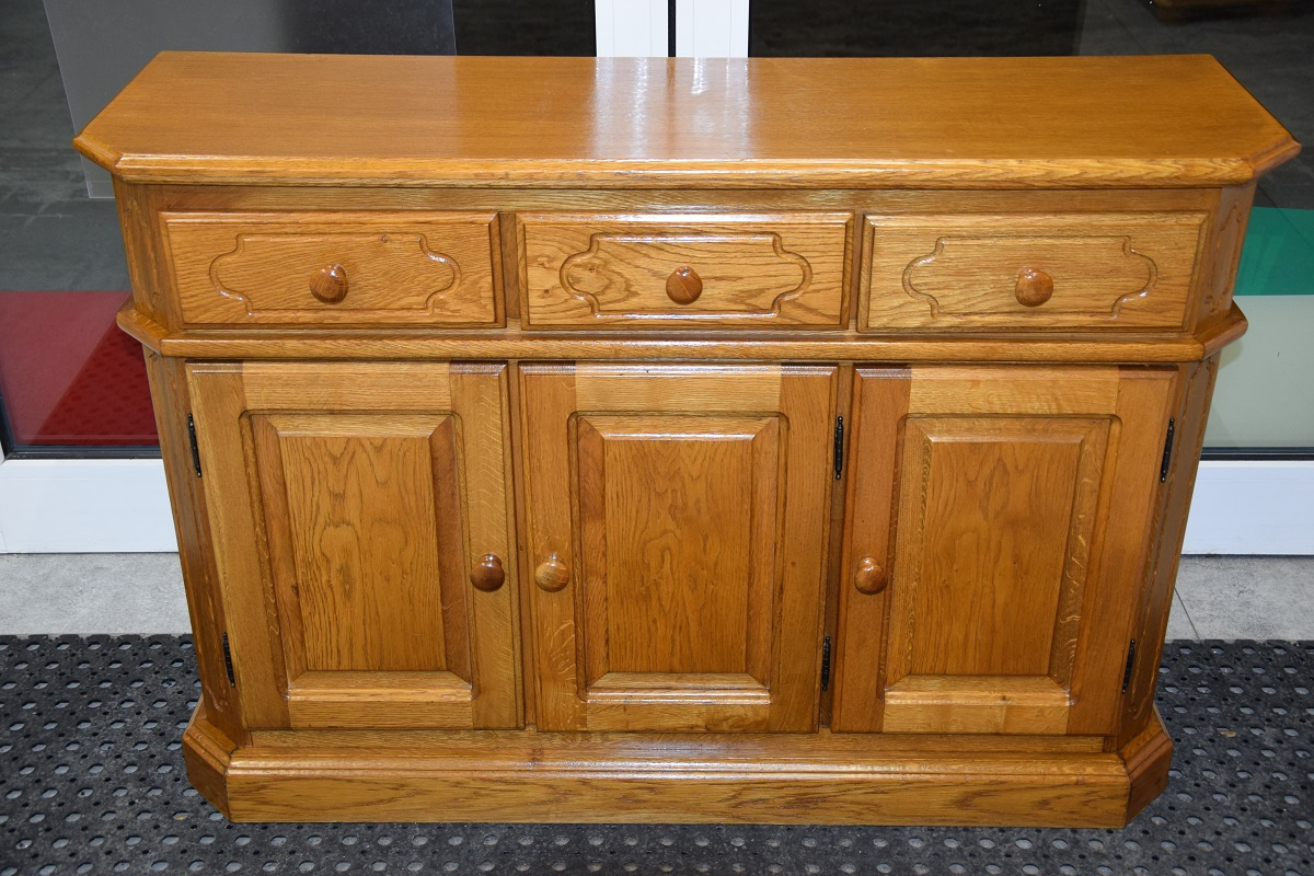 komoda dębowa - jak nowa