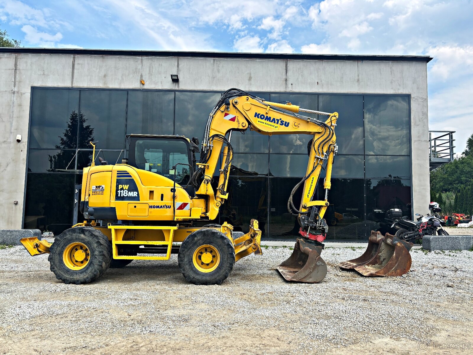 Komatsu PW 118 MR-8 KOPARKA KOŁOWA ROTOTILT 2017R | LIEBHERR