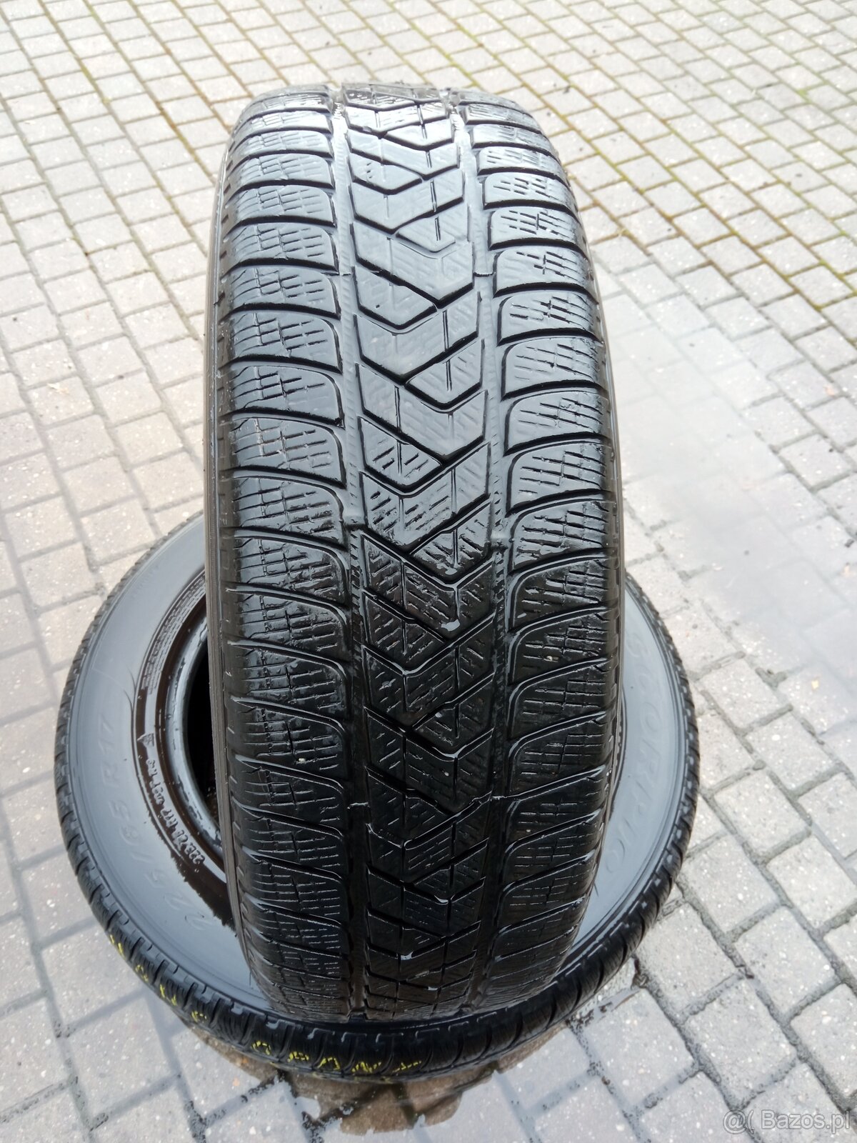 opony 225/65/r17 PIRELLI SKORPION winter bieżnik ok 6 mm nie