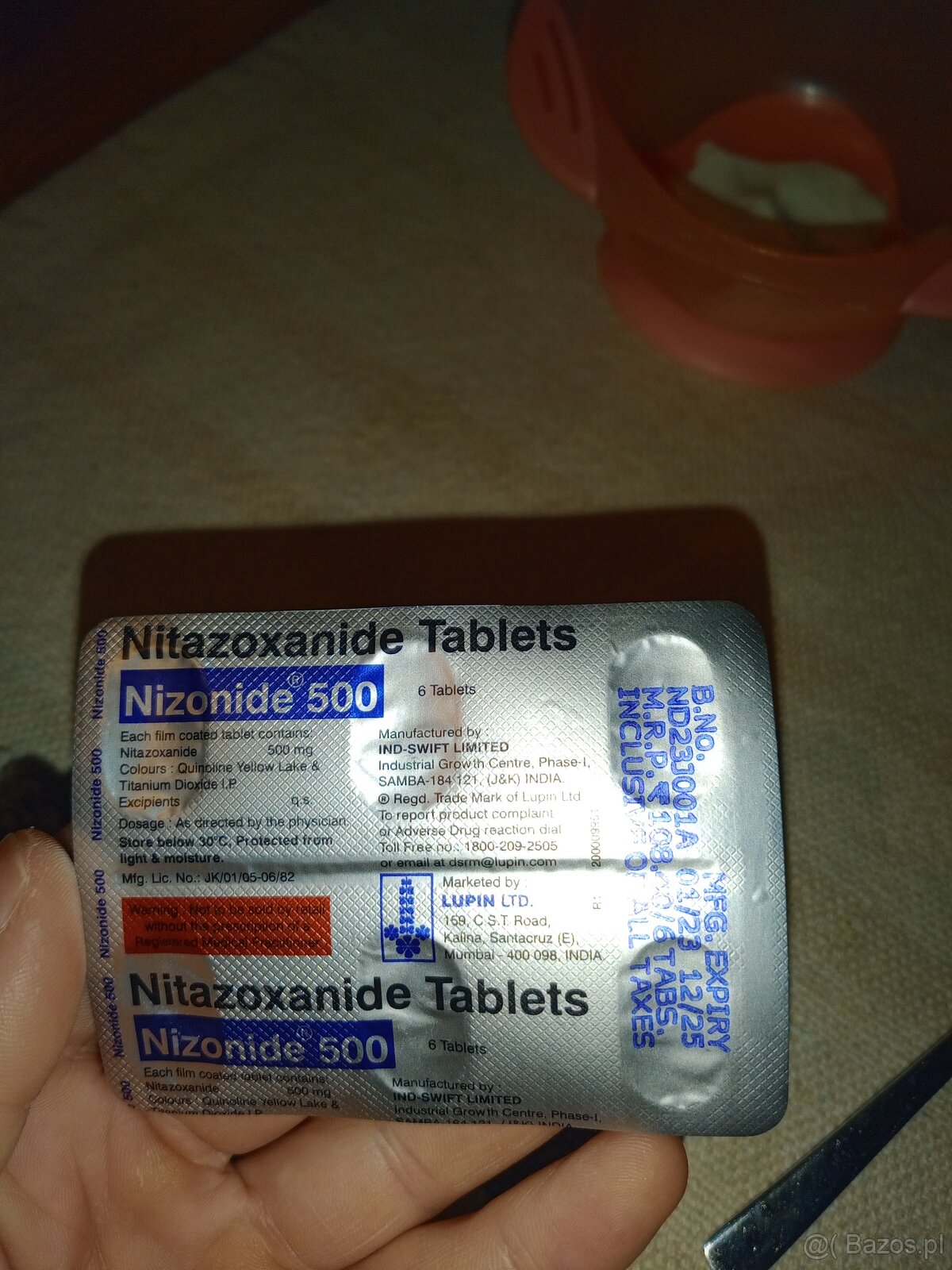 Nizonide /Nitazoxanide Alinia