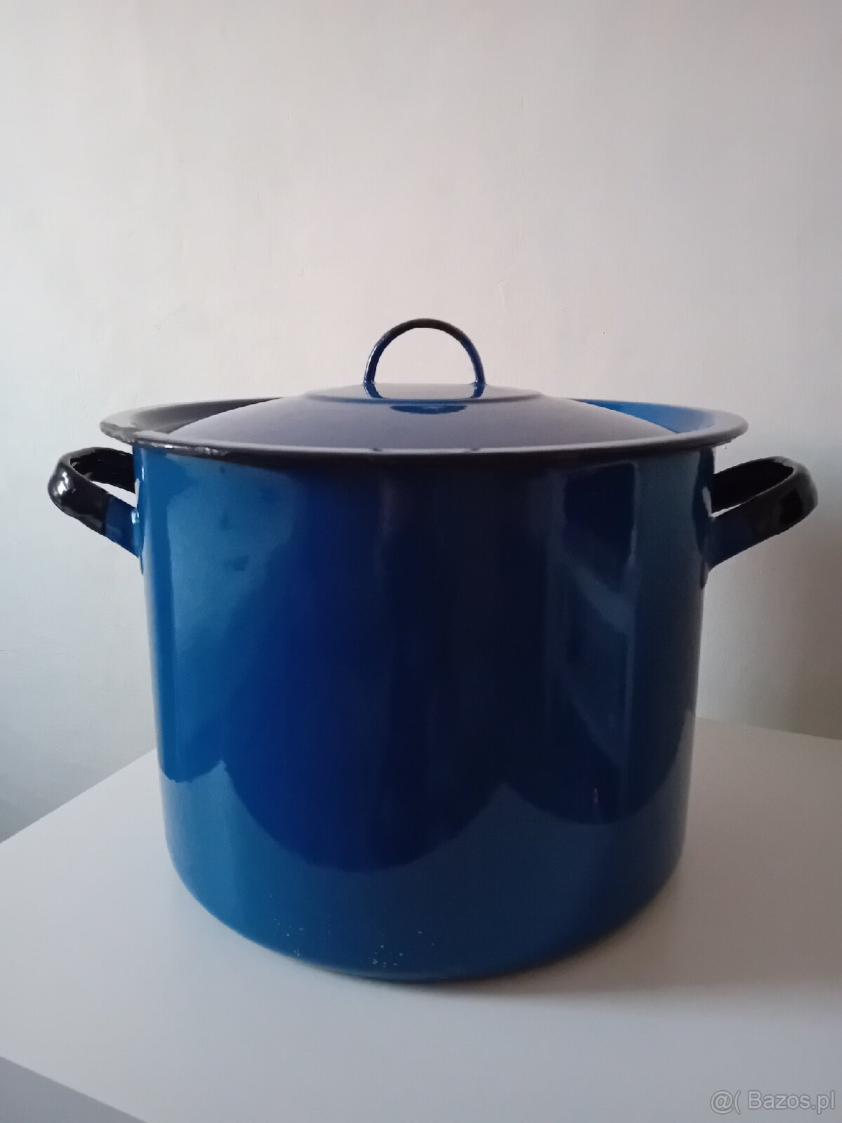 Garnek emaliowany duży do bigosu