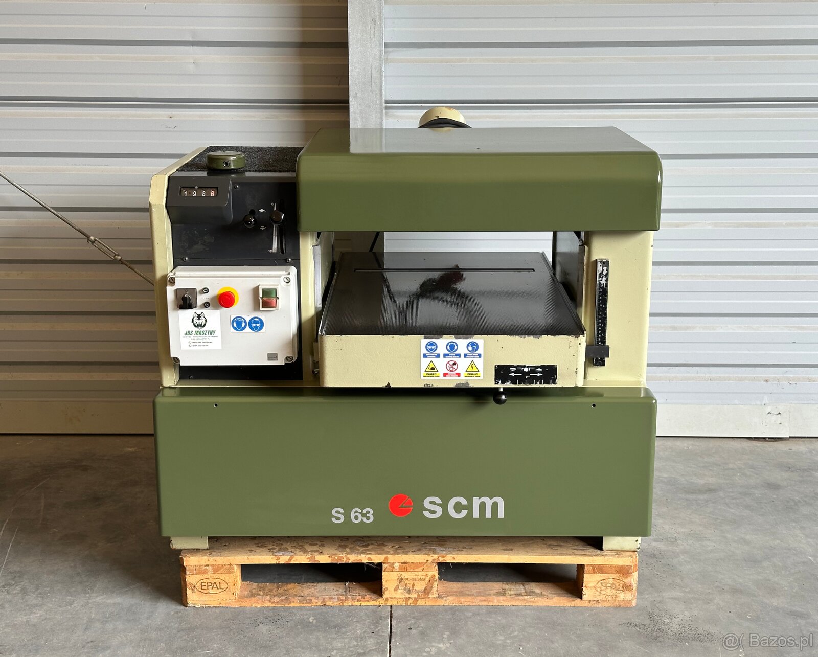 GRUBOŚCIÓWKA SCM S 63 – 630 mm | 4 NOŻE | 7,5 kW |