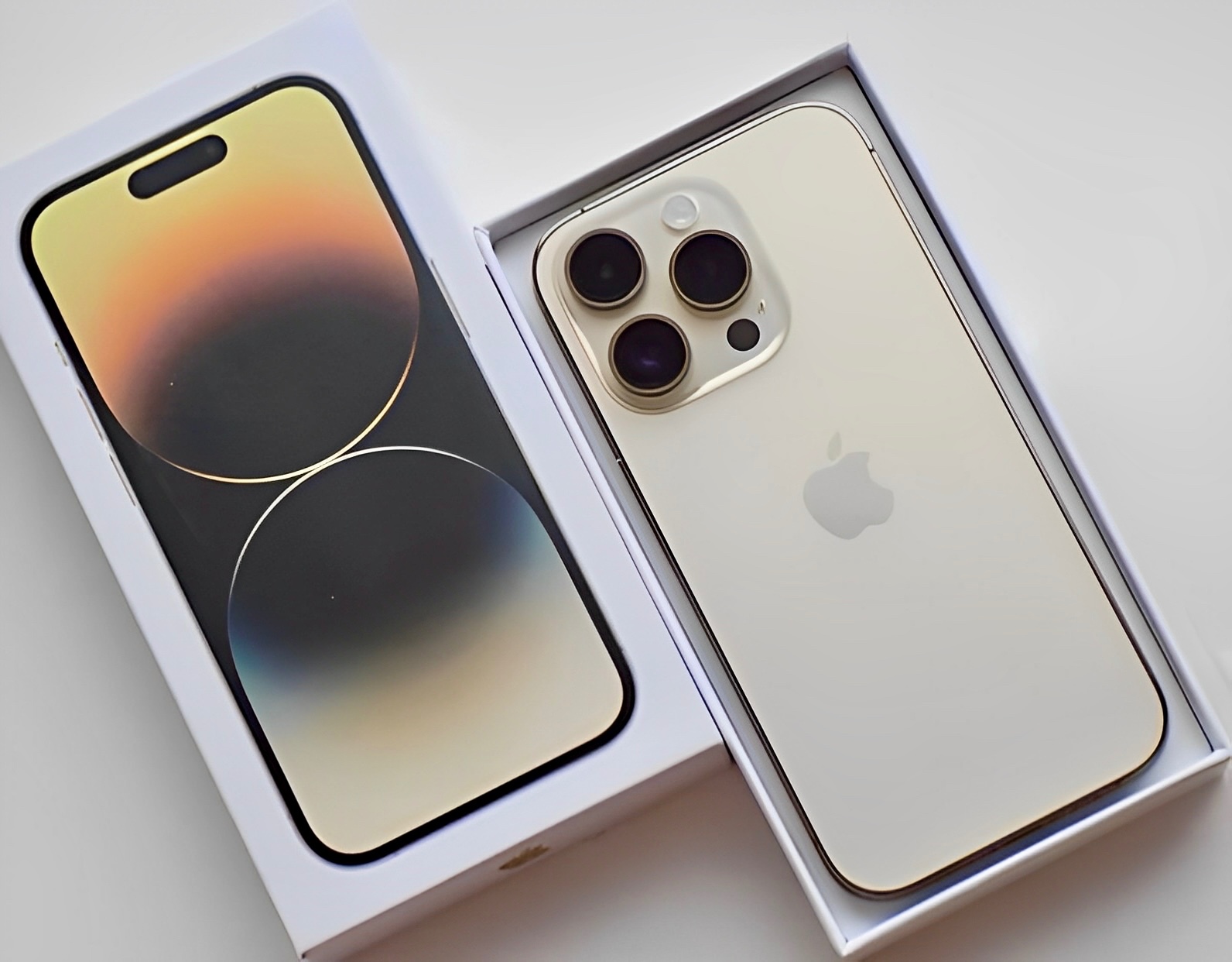 iPhone 14 Pro Gold BATERIA 100% TOP