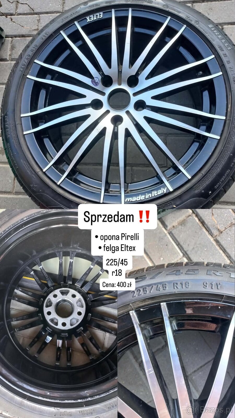 Alufelga z oponą