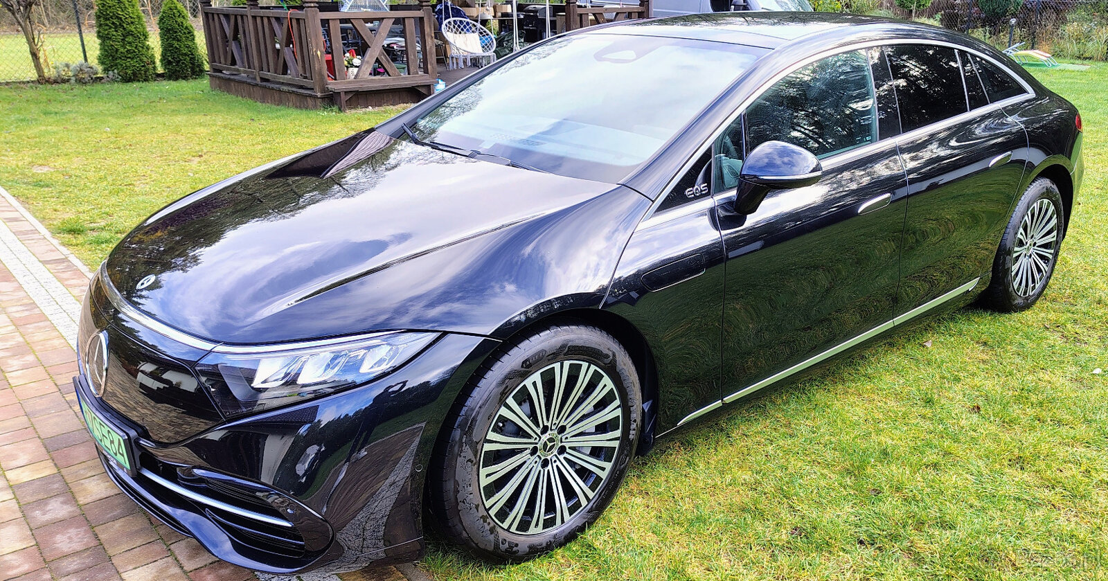 Mercedes EQS 450+Pneumatyka-1Wł-SalonPL+Serwis ASO+1rej:2022