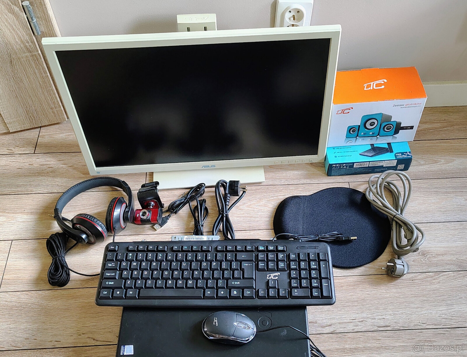 Komputer Lenovo+Monitor+Myszka+Słuchawki+WiFi-100% SPRAWNE