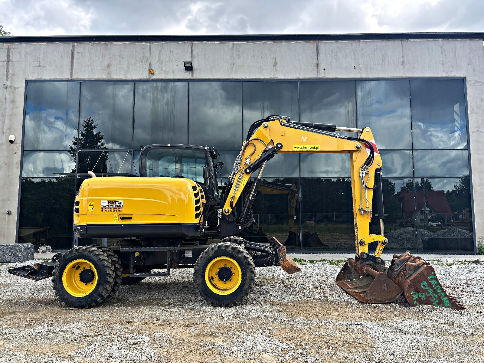 Yanmar B95W KOPARKA KOŁOWA 2020R. MTH: 2614 | KOMATSU PW 98