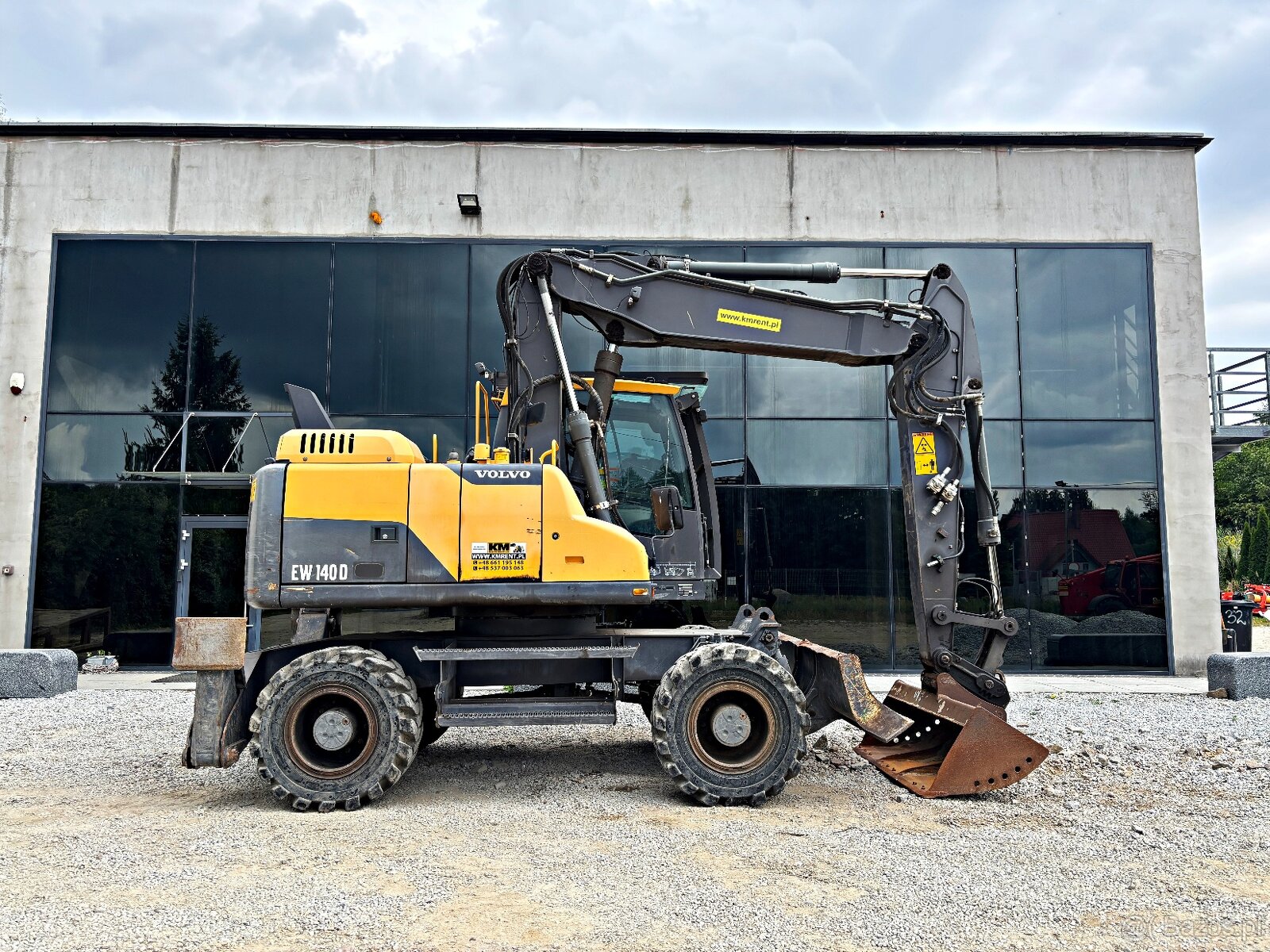 Volvo EW140D KOPARKA KOŁOWA 2015R | JCB HD110WT 4F, JCB Hydr