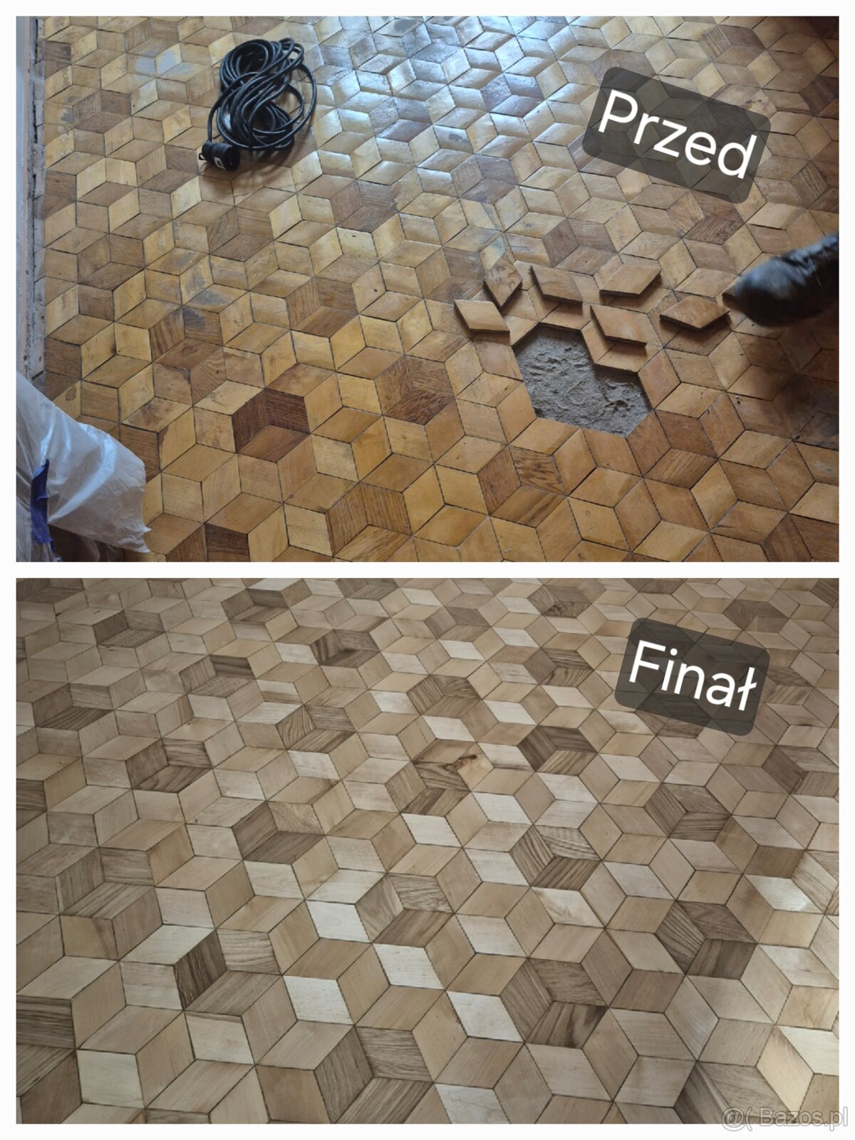 Cyklinowanie parkietów