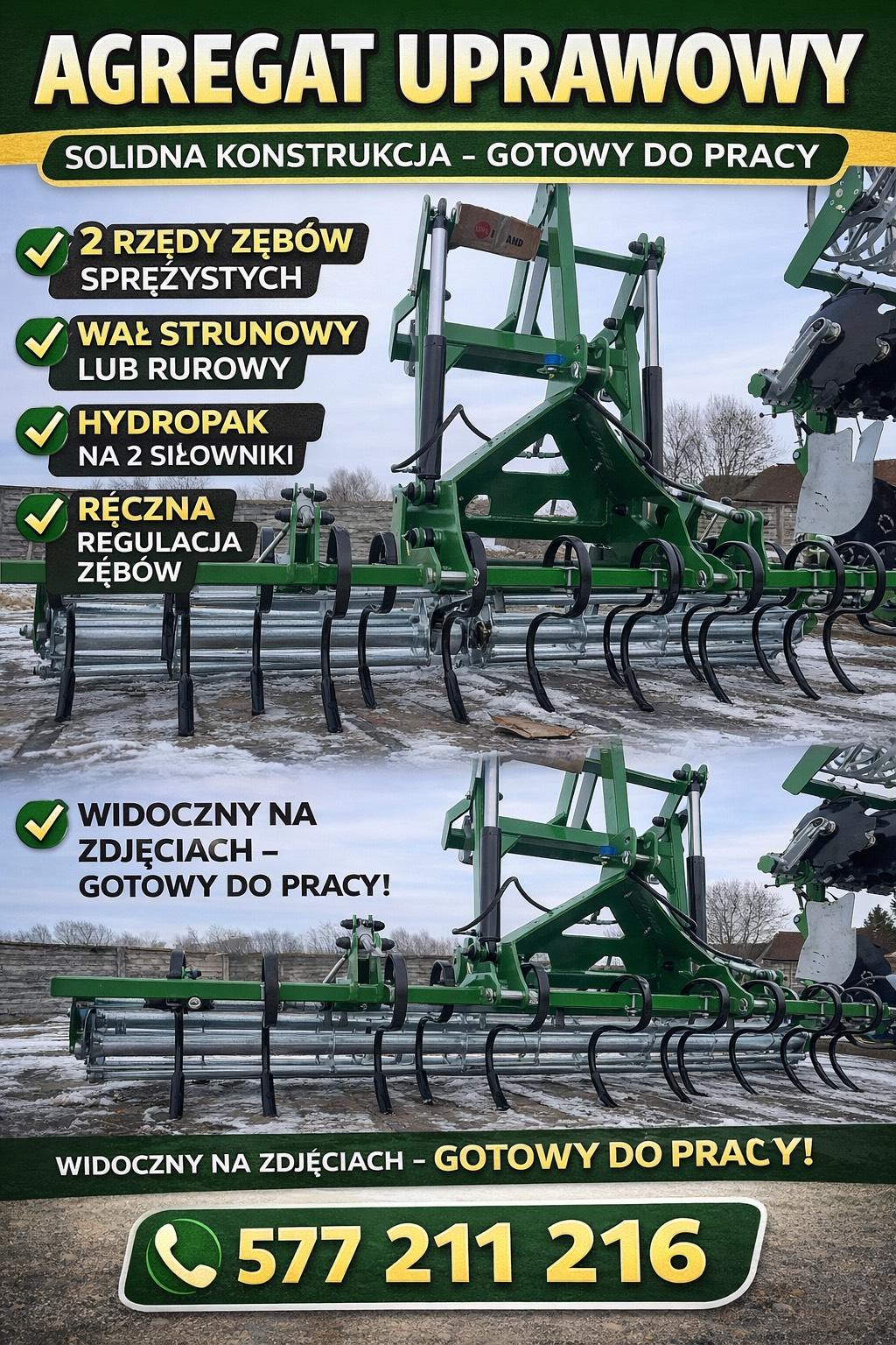 Agregat Uprawowy siewny